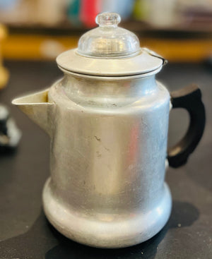 VTG West Bend Kwik Drip Aluminum Percolator Coffee Pot