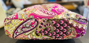 Vera Bradley Berry Paisley Quilted Cotton 12” Shoulder Bag GUC!