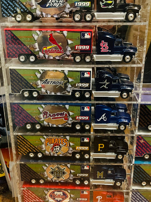 1999 Diecast Semi Truck Trailer White Rose Collectibles