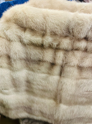 VTG C Morrissey Mink Fur Cape Tan - Great Condition!