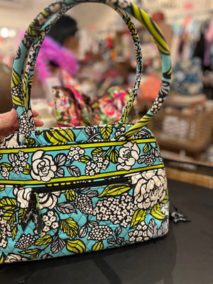 Vera Bradley 13”x9” Island Blooms Shoulder Handle Bag