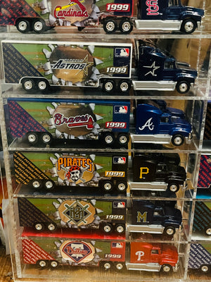 1999 Diecast Semi Truck Trailer White Rose Collectibles