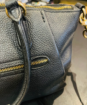 COACH Elise Leather Crossbody Bag with Handles (Some Wear)