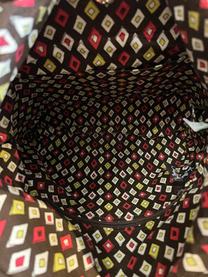 VTG Vera Bradley Retired Puccini Pattern 13”x14” Shoulder Bag