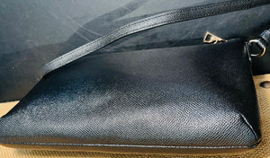 COACH Black Kitt Messenger Crossgrain Crossbody Strap Like Brand New!