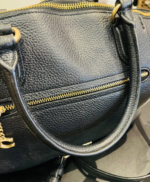 COACH Elise Leather Crossbody Bag with Handles (Some Wear)