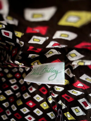 VTG Vera Bradley Retired Puccini Pattern 13”x14” Shoulder Bag