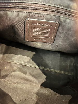 COACH Elise Leather Crossbody Bag with Handles (Some Wear)