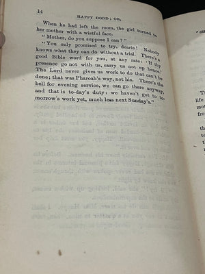 Happy Dodd by Rose Terry Cooke 1878 Hardcopy Book