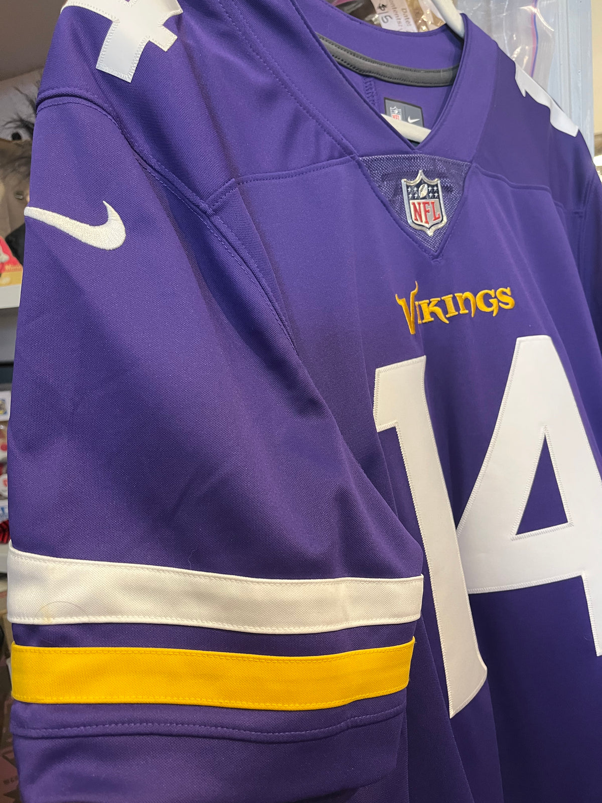Vikings 14 Diggs XL Jersey GUC!