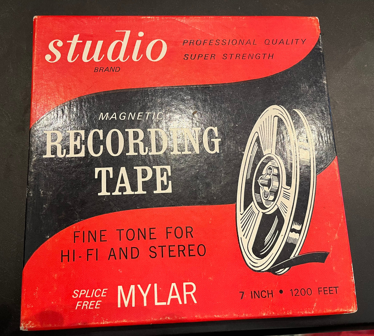 Studio Brand Magnetic Recording Tape Splice Free Mylar USED