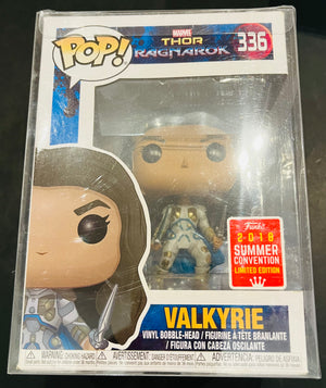 POPS! Marvel Thor RAGNAROK VALKYRIE #336 Bobble Head 2018 Summer Convention
