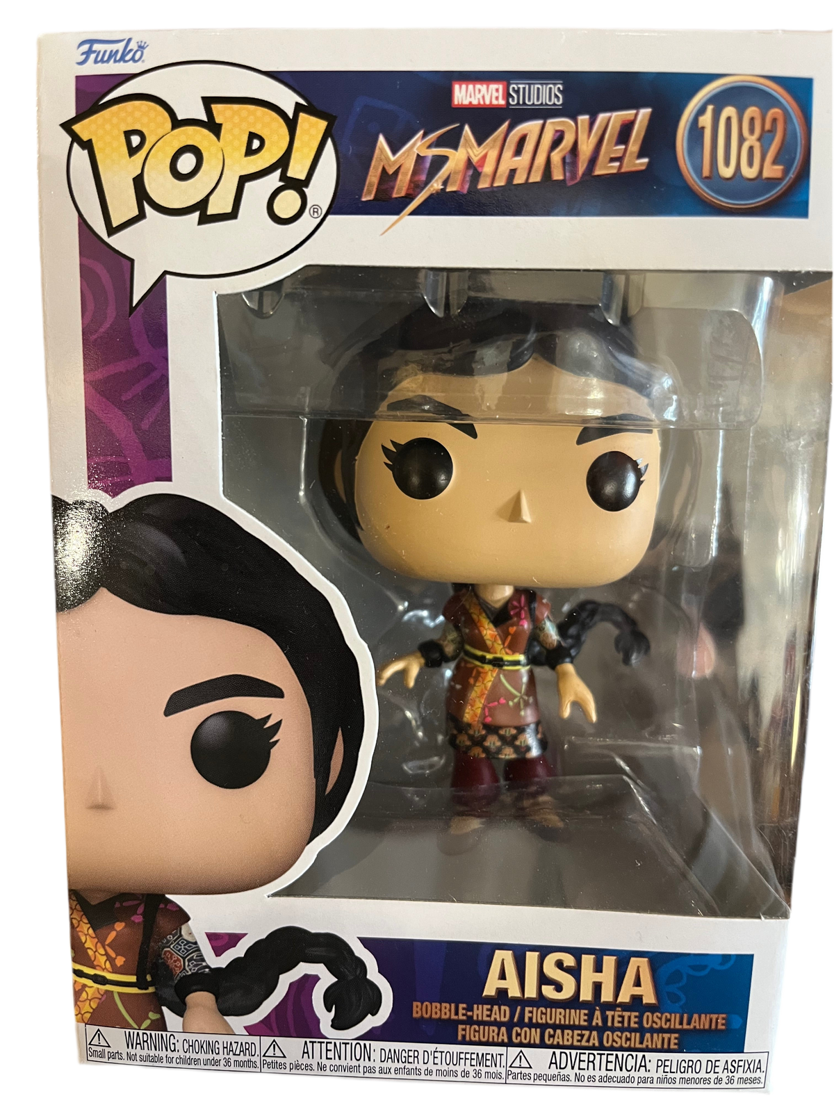POP! Ms Marvel Aisha #1082 Bobble Head