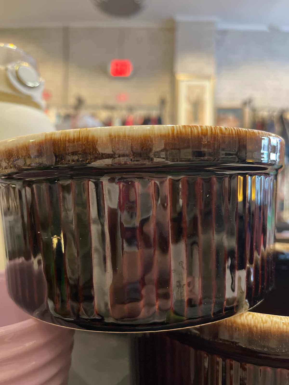 Pfalzgraff Brown Drip Glaze Gourmet Casserole 6” Dish