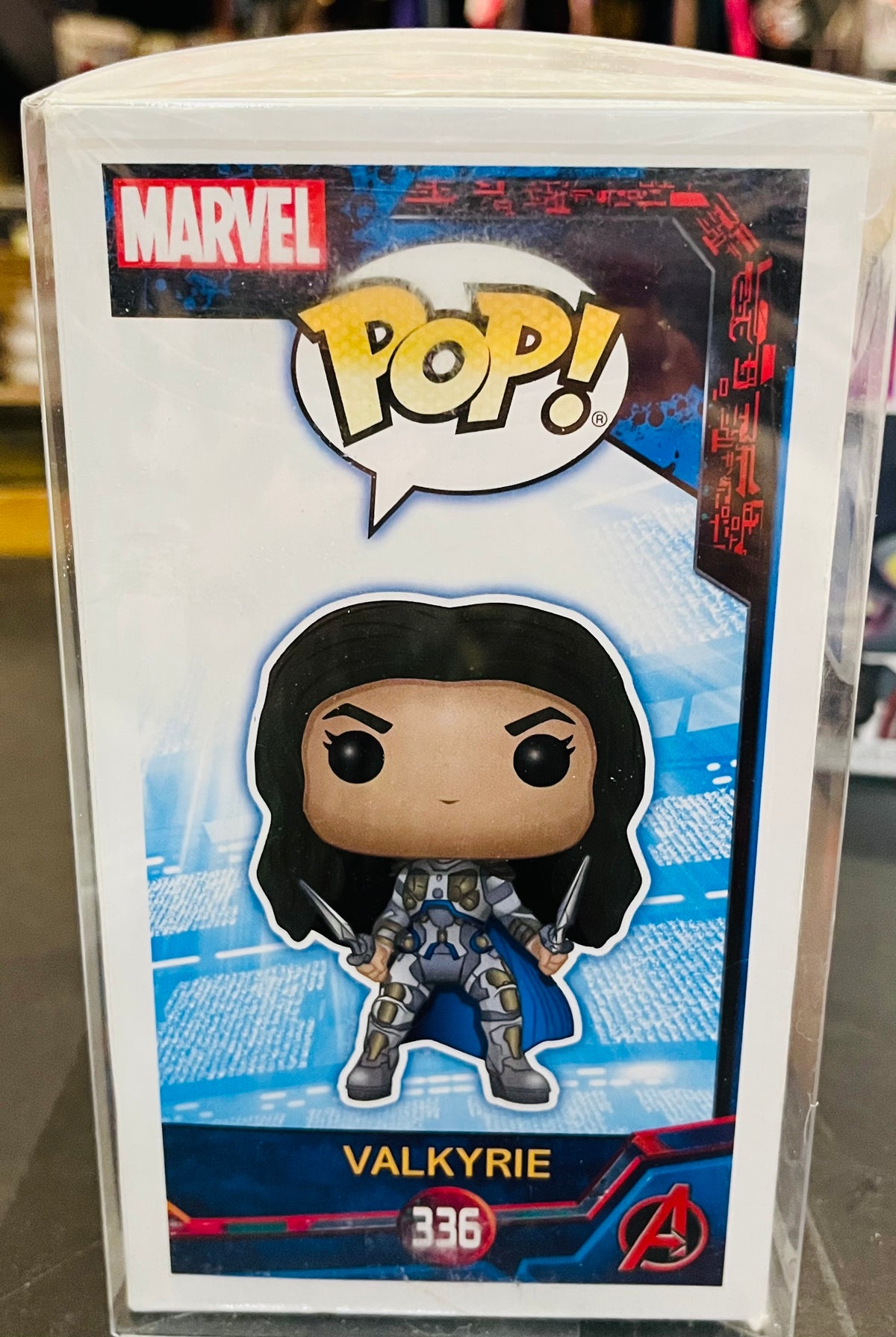 POPS! Marvel Thor RAGNAROK VALKYRIE #336 Bobble Head 2018 Summer Convention