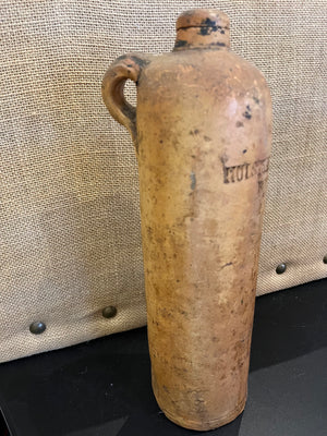 Antique 1900s Dutch Hulstkamp & Zoon & Molyn Gin Jug Bottle