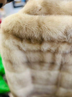 VTG C Morrissey Mink Fur Cape Tan - Great Condition!