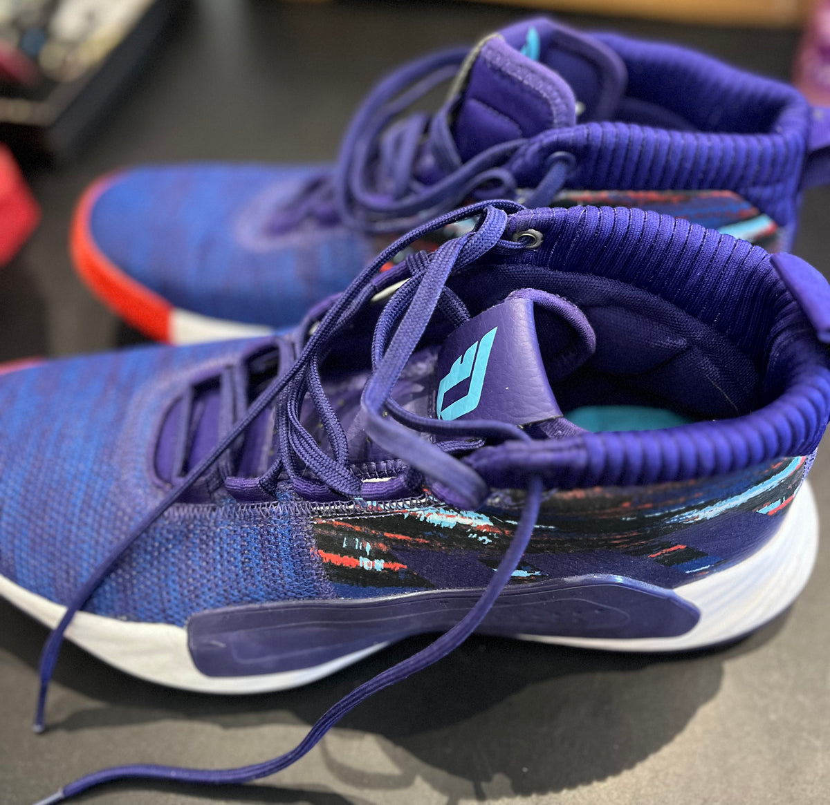 Adidas Dame 5 Basketball Collegiate Purple 10.5 Men’s