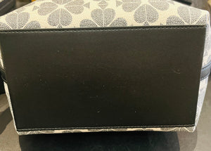 Trending Kate Spade Small Flower Bucket Bag Black Excellent Used Condition!