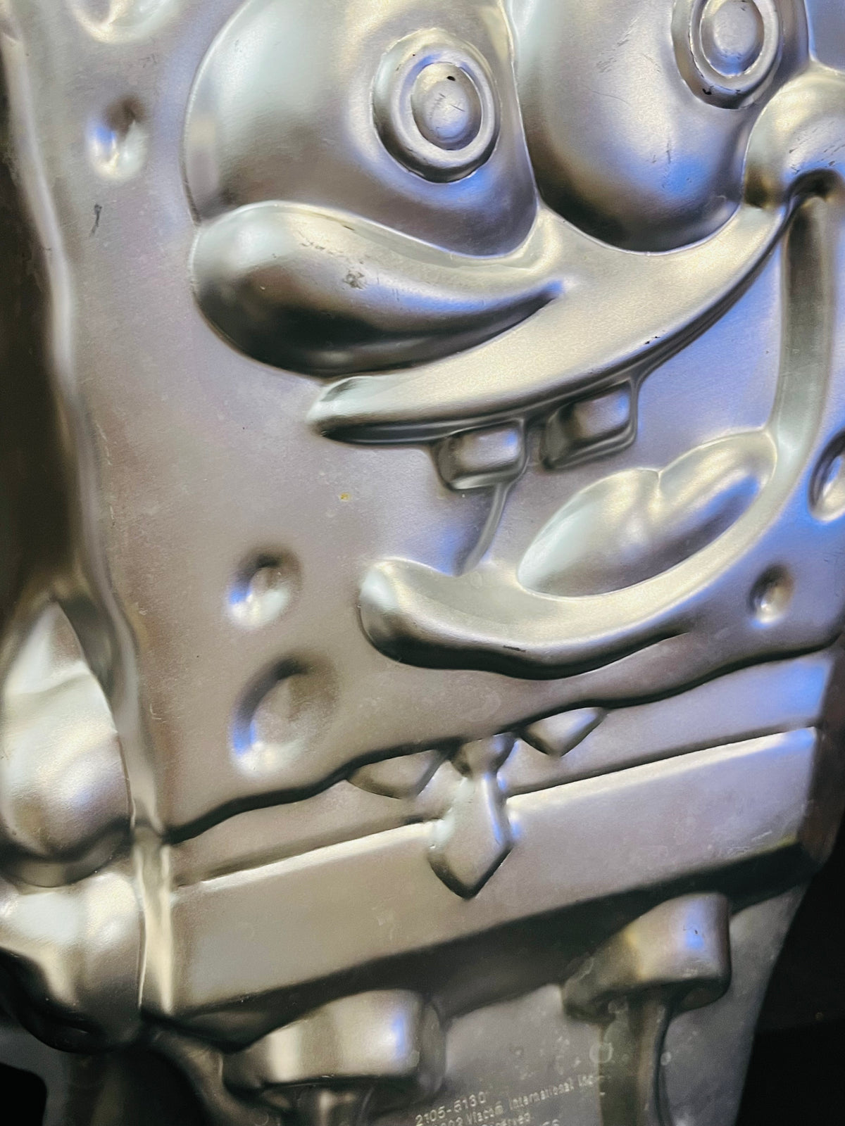 Vtg SpongeBob SquarePants Aluminum Tin 12” Cake Pan