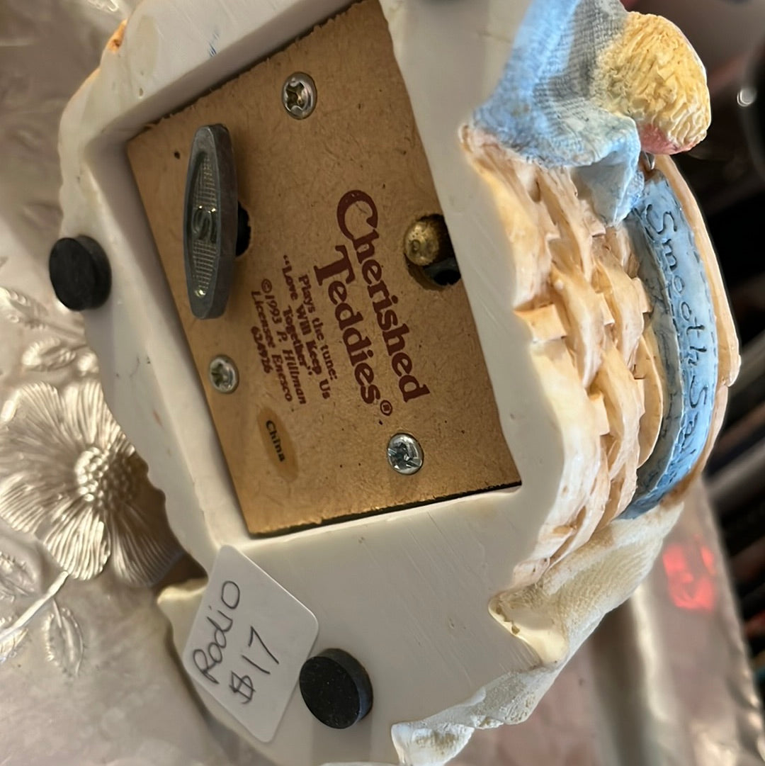 Cherished Teddies Musical Box Two Bears USED