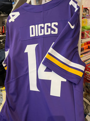 Vikings 14 Diggs XL Jersey GUC!