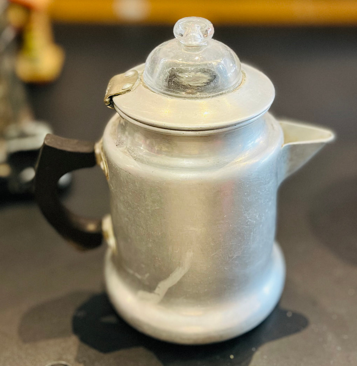VTG West Bend Kwik Drip Aluminum Percolator Coffee Pot