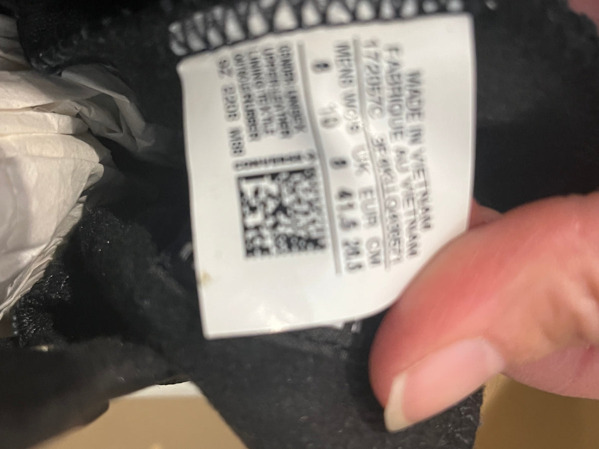 Converse All-Star Lugg Carbon Waterproof Bl/Wh Mens Sz8 Gently Used GUC!