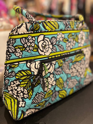 Vera Bradley 13”x9” Island Blooms Shoulder Handle Bag