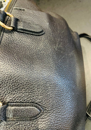 COACH Elise Leather Crossbody Bag with Handles (Some Wear)