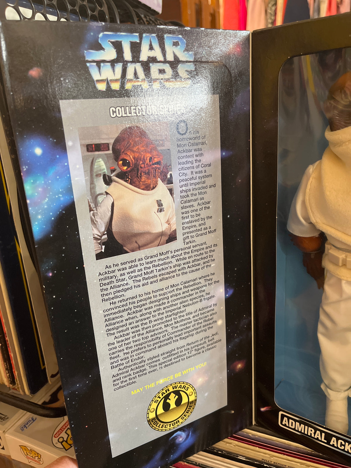 Star Wars Collector Series Admiral Ackbar Rebel Alliance Fully Poseable Figure