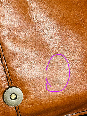 Patricia Nash Zig Zag Patchwork Brown Hobo Crossbody Leather Bag