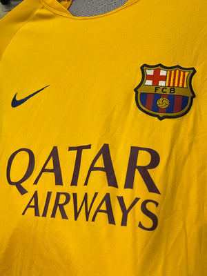 Nike dri Fit Qatar Airways FCB Authentic Football Jersey SzL