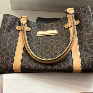 Calvin Klein Monogram Satchel USED