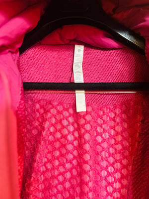 Lululemon Pink Hooded Zip Up Jacket