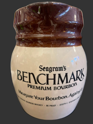 Seagrams Benchmark Premium Bourbon McCoy Made in USA 2 Tone 6” Jug