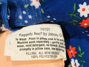 VINTAGE Raggedy Andy Knickerbocker Cloth Dolls Collectibles Good USED
