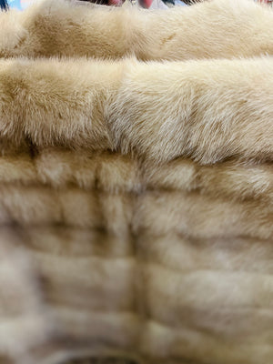 VTG C Morrissey Mink Fur Cape Tan - Great Condition!