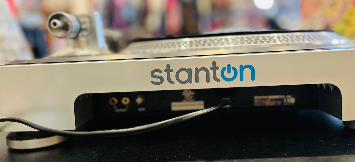 STANTON T6.0 Turntable Direct-Drive Motor Vinyl Record Player w Power Cord and Soft Cover