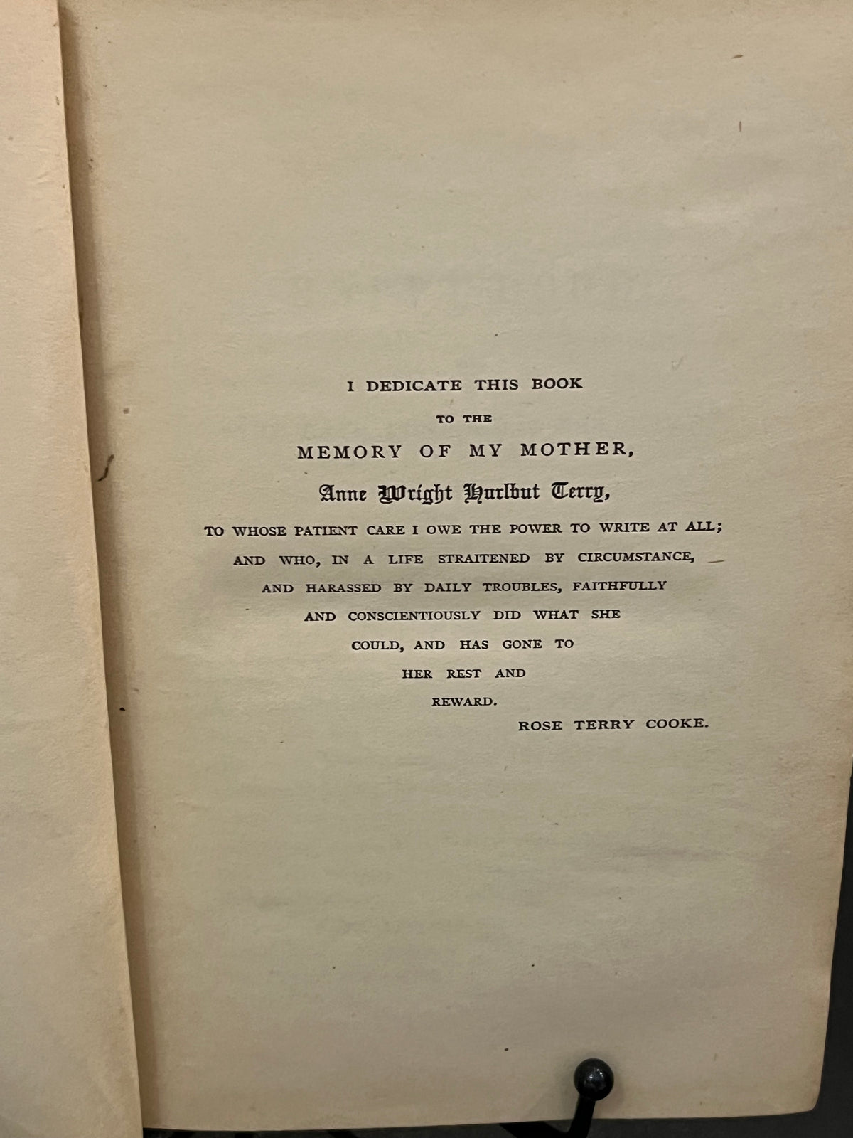 Happy Dodd by Rose Terry Cooke 1878 Hardcopy Book