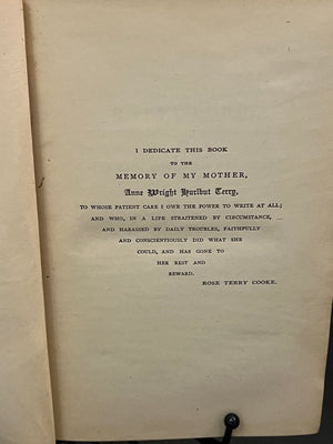 Happy Dodd by Rose Terry Cooke 1878 Hardcopy Book