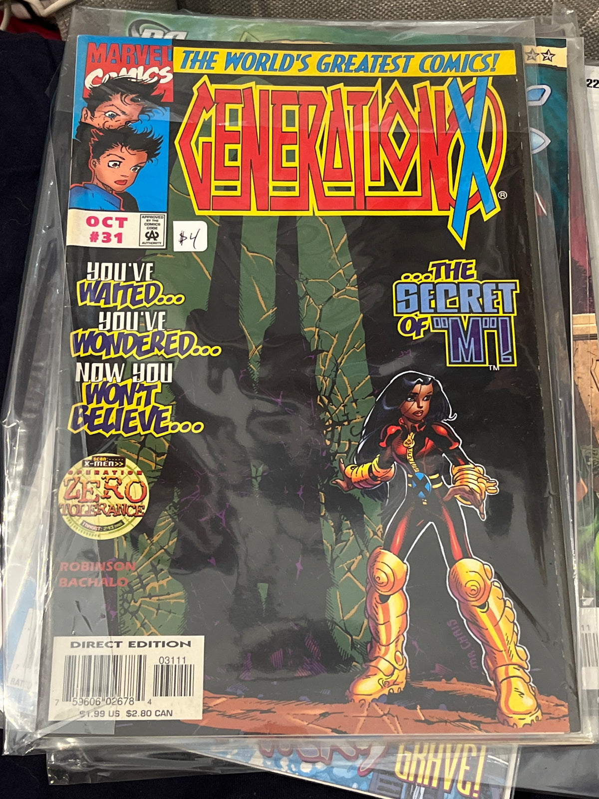Marvel Comics The Worlds Greatest Comics! Generation X Oct #31