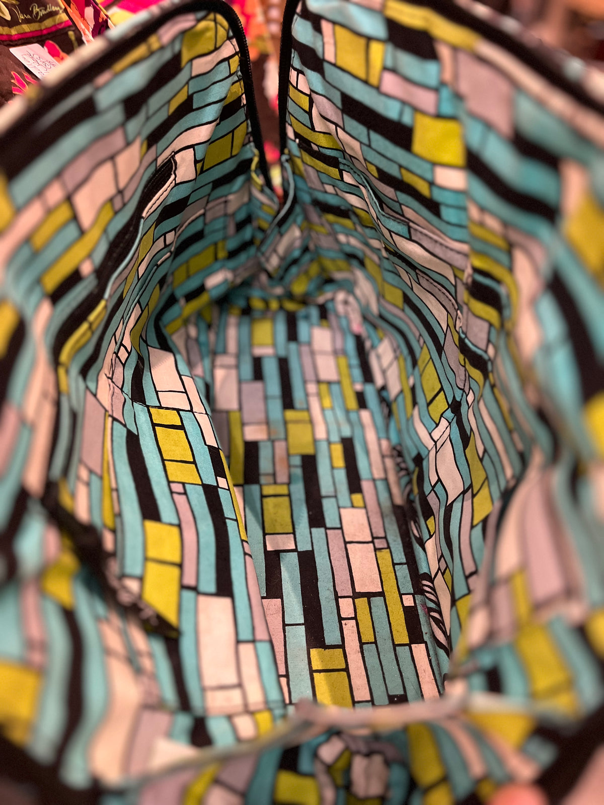 Vera Bradley 13”x9” Island Blooms Shoulder Handle Bag