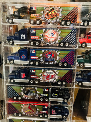 1999 Diecast Semi Truck Trailer White Rose Collectibles