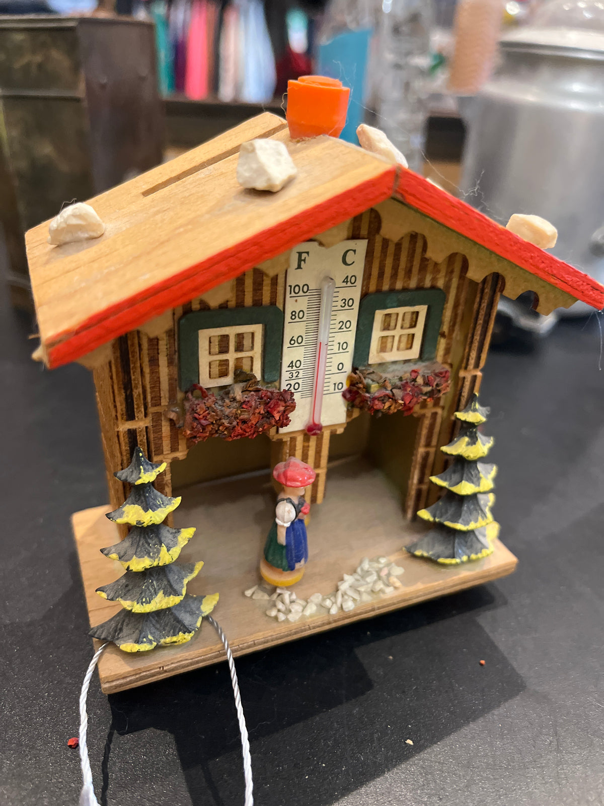 VTG German Thermometer House 1960s Man / Woman