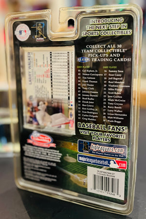 Vtg White Rose Collectibles by Fleer Baseball Diecast Vehicle and Trading Card
