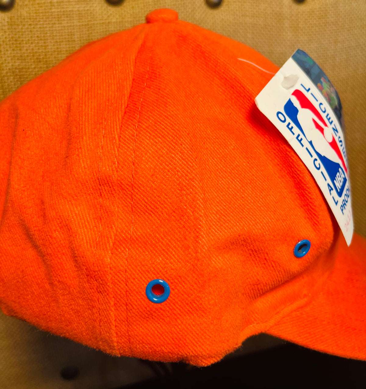 VTG New York KNICKS Orange Cap w Honorary Twin Towers w Tags!