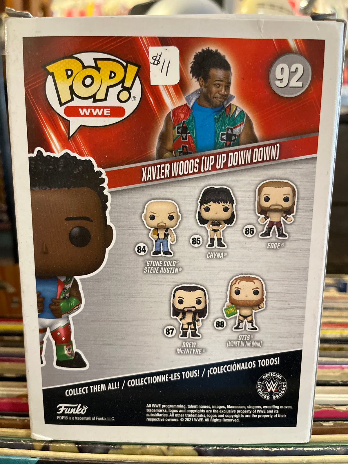 Pop W Xavier Woods Up Up Down Down Used