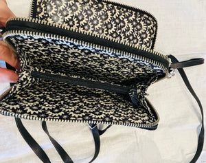 Vera Bradley Classic 6.5” RFID All-in-One Crossbody Wallet Adjustable Strap BLACK 🔥