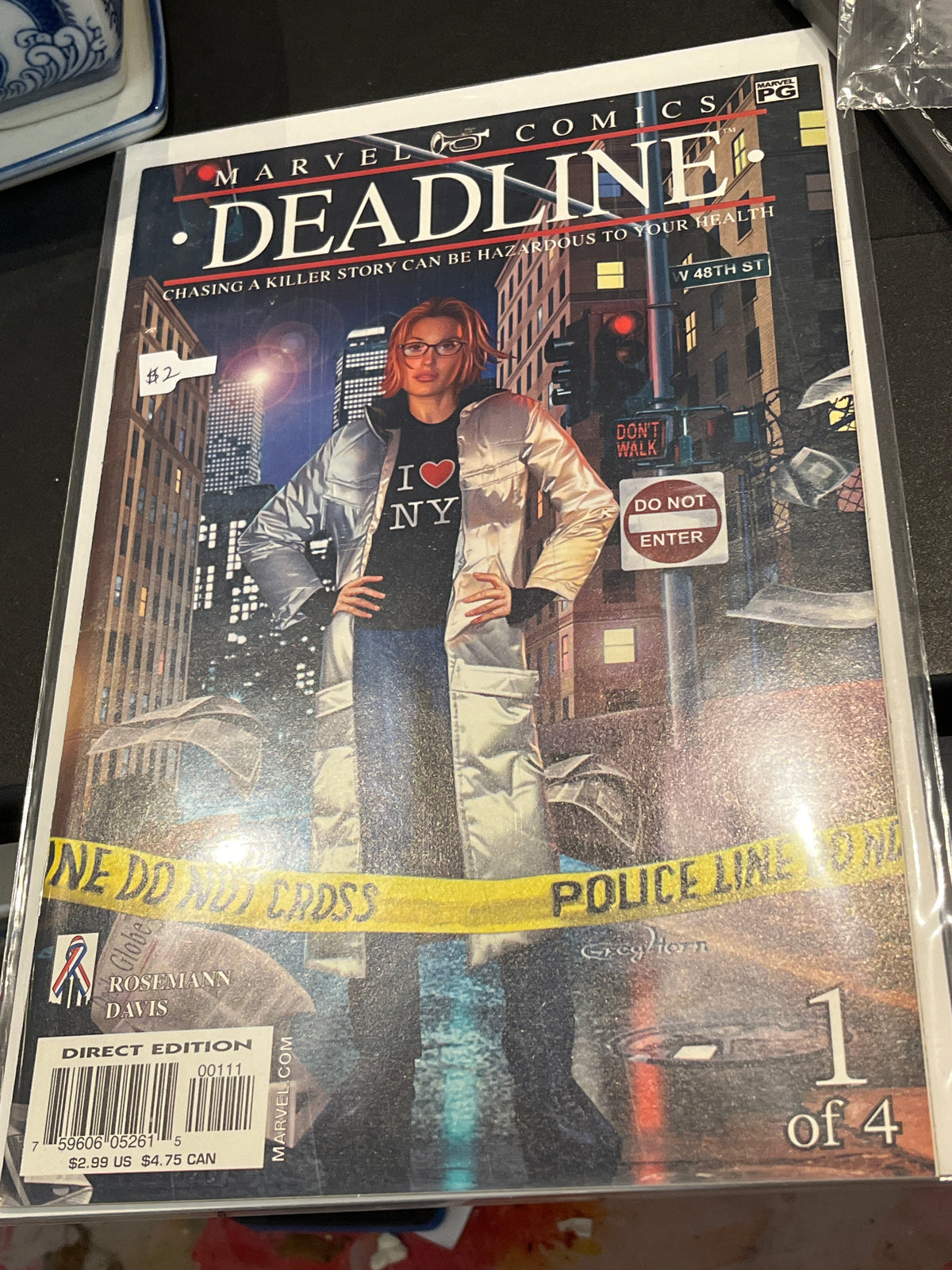 Marvel Comics Deadline Chasing a killer Story… 1of4